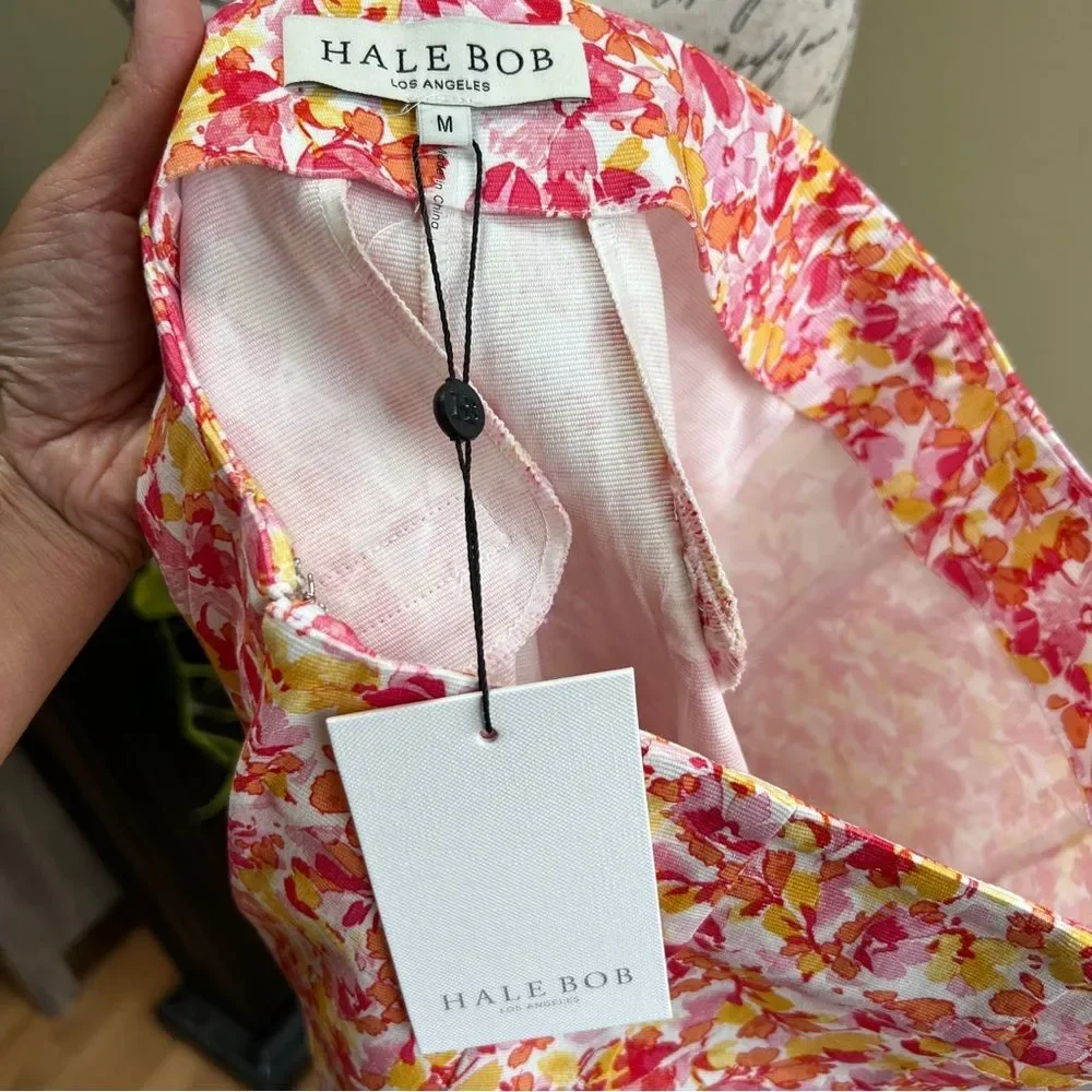 NWT Hale Bob Floral Print High Rise  Shorts Sz M